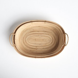 HNH 1003 rattan oval tray (1)